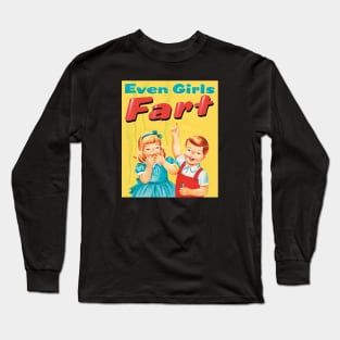 girl fart Long Sleeve T-Shirt